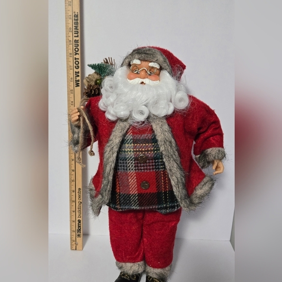 Festive Santa Claus Doll in Red Outfit - Picture 8 of 8